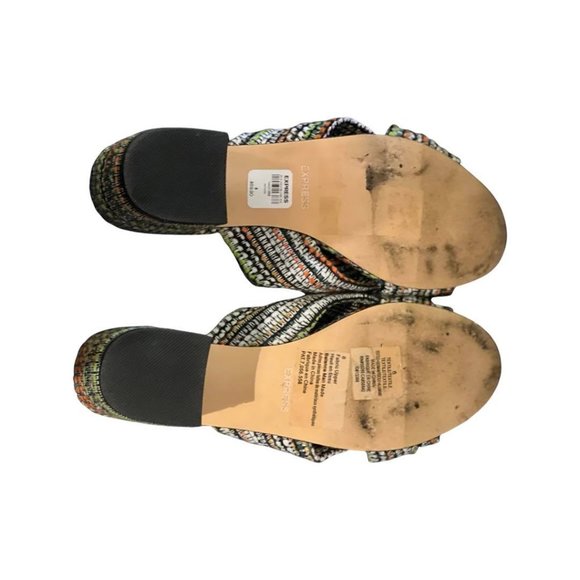 Express Knotted Woven Slides Size 8 - Picture 4 of 4